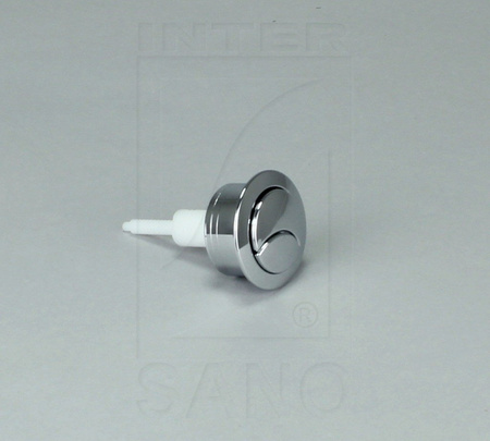 Przycisk 3/6 LITRA CHROM do zaworu spustowego do wc spłuczki INTER-SANO