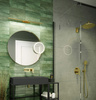 Kabina prysznicowa walk-in 100 cm nero KQM N30P
