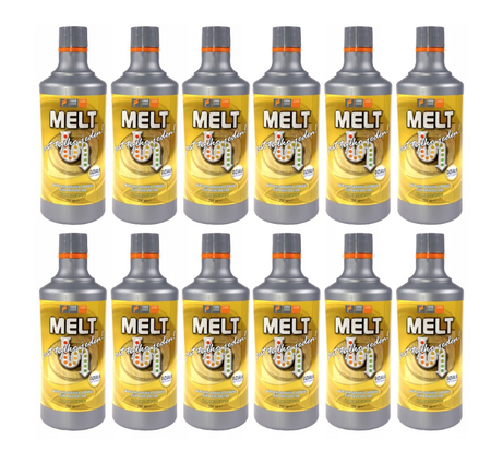 Zestaw 12x Melt do rur płyn do udrażniania kanalizacji Faren butelka 0,75L