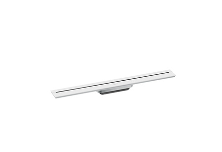 AX Drain Element zewnętrzny odpływu liniowego 700, montaż przyścienny, Biały Matowy