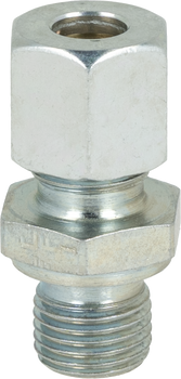 Złączka zaciskowa, G1/4" x śrubunek dla rury fi8 mm, L 38 mm