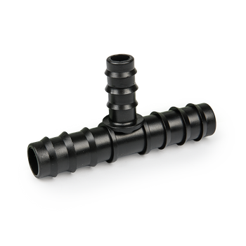 Trójnik, 2x wtyk na wąż 20mm, wtyk na wąż 16mm