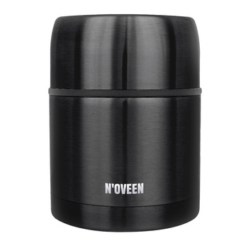 Termos obiadowy NOVEEN TB935 Transparent Black 470 ml