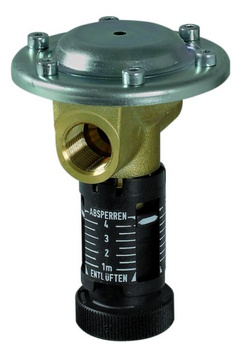 Zawór antylewarowy MAV Universal, 220 l/h, 2x GW G3/8", różnica poziomów 1÷4 m
