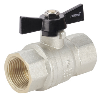 Zawór kulowy GW-GW z motylkiem 3-4" Herkules