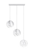 Lampa wisząca TULOS 3L biała