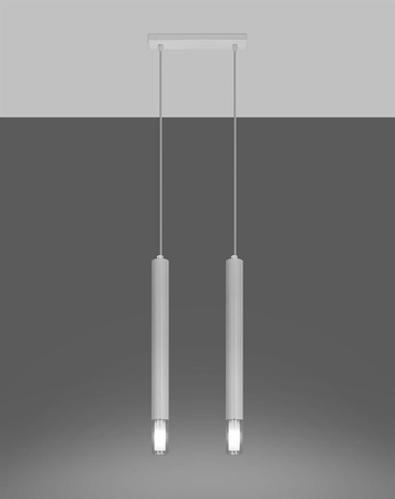 Lampa wisząca WEZYR 2 biała