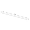 Plafon PINNE 200 czarny 4000K