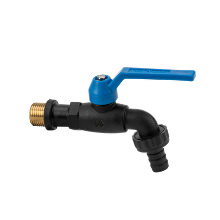 Kran kulowy 1/2'' BLACK RAVEN GZ 3/4'' NYLON / BRASS