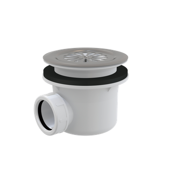 Syfon brodzikowy z metalowym sitkiem