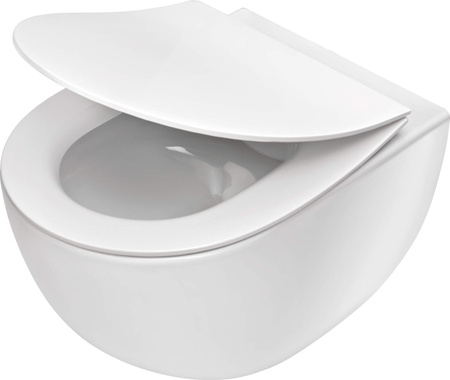 Miska WC z deską bezkołnierzowa biały CDED6ZPW