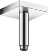 AX ShowerSolutions Przyłącze sufitowe 100 mm, kwadratowe, Chrom