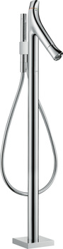 AX Starck Organic Bateria wannowa, termostatyczna, wolnostojąca, Chrom