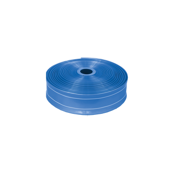 Wąż tłoczny szary / niebieski 2" - 50 m eco