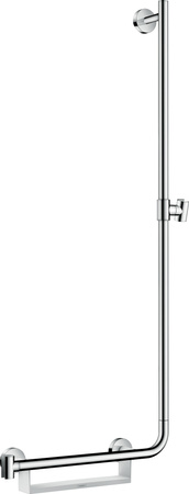 HG Unica Drążek prysznicowy Comfort 110 cm, prawy, Biały/Chrom