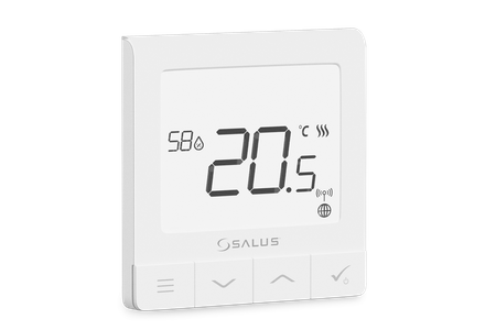 Salus przewodowy, podtynkowy regulator temperatury SQ610 Quantum, 230 V, biały