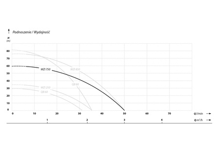 WZI 750 (0,75 kW, 230 V) pompa hydroforowa