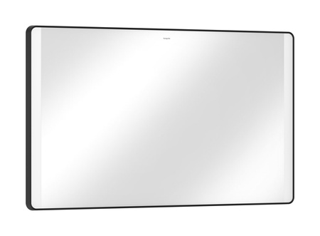 HG Xarita Lite Q Lustro z bocznym oświetleniem LED 1200/30, włącznik ścienny, Czarny Matowy