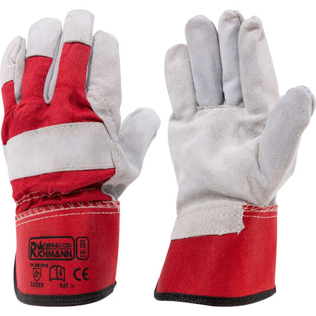 RĘKAWICE ROBOCZE SKÓRA BYDLĘCA ROZM. 10,5' (SLI-7203)