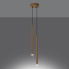 Lampa wisząca PASTELO 2 złota