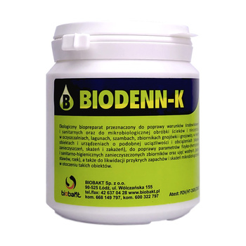 BAKTERIE W PROSZKU DO OCZYSZCZALNI SZAMBA BIODENN-K 250 G