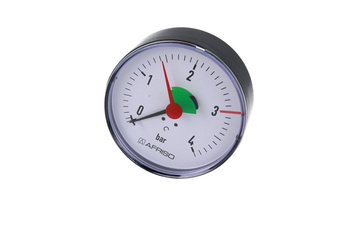 Manometr grzewczy HZ 80, fi80 mm, 0÷4 bar, G1/2", ax, kl. 2,5