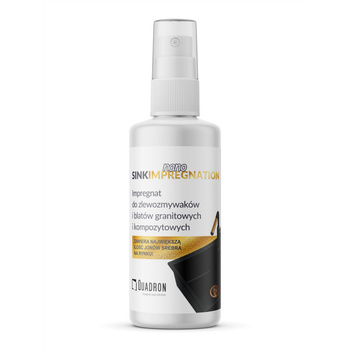 nano SINK IMPREGNATION (100 ml) – impregnat do zlewozmywaków i blatów granitowych i kompozytowych z jonami srebra, Quadron