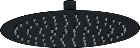 Głowica prysznicowa okrągła - 250 mm nero NAC N10K