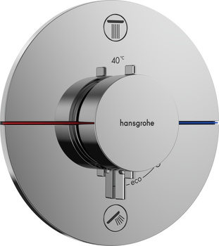 HG ShowerSelect Comfort S Bateria termostatyczna do 2 odbiorników, podtynkowa, Chrom