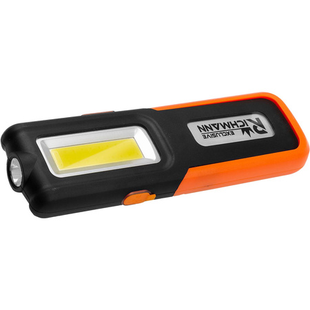 LAMPA AKU. 5W + 3W, UCHYLNA, REGULACJA MOCY