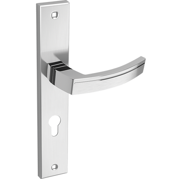 PARVA klamka na szyldzie długim na wkładkę