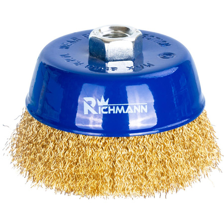 SZCZOTKA DO SZLIF. DOCZOŁOWA 100 MM MOSIĄDZOWANA