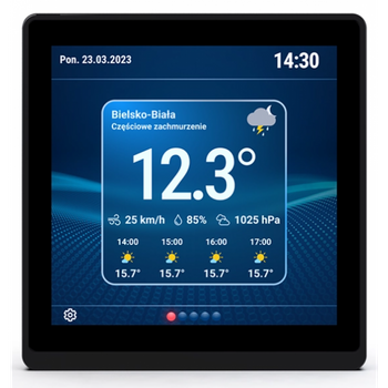 Przewodowy panel multifunkcyjny CP-04m czarny