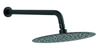 Zestaw natryskowy z deszczownią 250mm slim, czarny