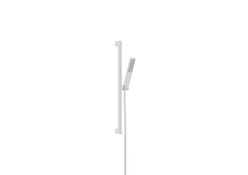 HG Pulsify E Zestaw prysznicowy 100 1jet EcoSmart z drążkiem 65 cm, Biały Matowy