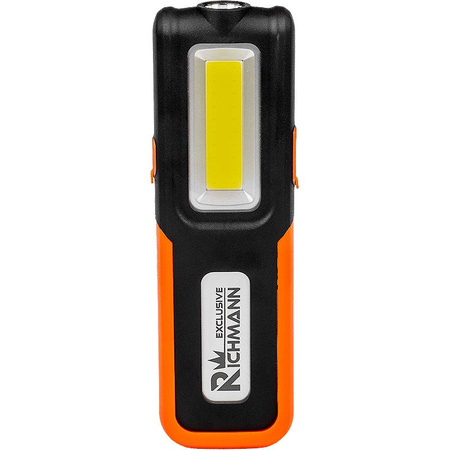 LAMPA AKU. 5W + 3W, UCHYLNA, REGULACJA MOCY