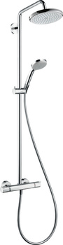 HG Croma Komplet prysznicowy 220 1jet EcoSmart z termostatem, Chrom
