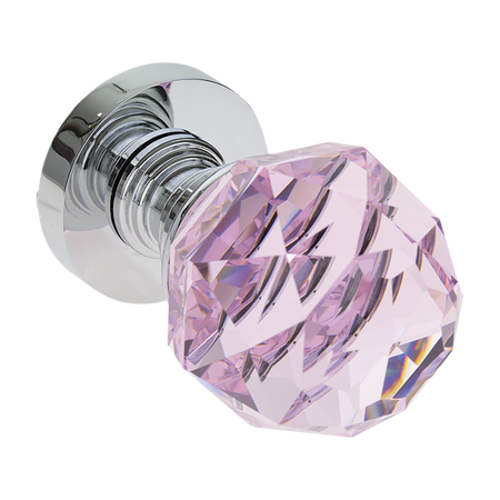Gałko-gałka kryształowa, różowa