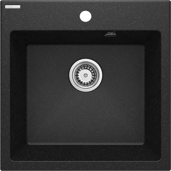 Zlewozmywak granitowy 1-komorowy grafit stal ZQJ 2103