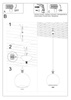 Lampa wisząca BALL biała