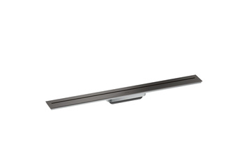 AX Drain Element zewnętrzny odpływu liniowego 800, montaż przyścienny, Czarny Chrom Szczotkowany
