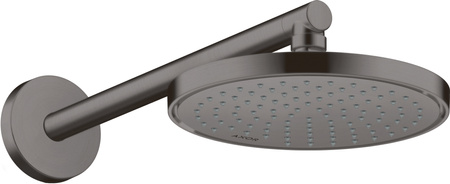 AX ShowerSolutions Głowica prysznicowa 220 1jet EcoSmart, Czarny Chrom Szczotkowany