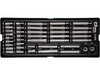 WKŁAD - ZESTAW BITÓW IMBUS,TORX I SPLINE 40 ELEM. + TACKA C1101