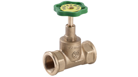 Zawór mosiężny Schlosser prosty grzybkowy - 6/4" przelotowy