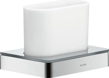 AX Universal Softsquare Kubek na szczoteczki do zębów, Chrom