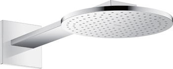 AX ShowerSolutions Głowica prysznicowa 250 1jet z ramieniem prysznicowym, Chrom
