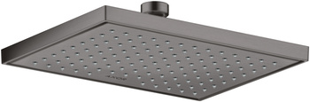 AX ShowerSolutions Głowica prysznicowa 245/185 1jet EcoSmart, Czarny Chrom Szczotkowany