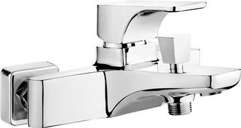 Bateria wannowa ścienna stała chrom Hiacynt BQH 010M