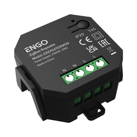 Repeater sieci ZigBee, podtynkowy (wzmacniacz sygnału), 230V