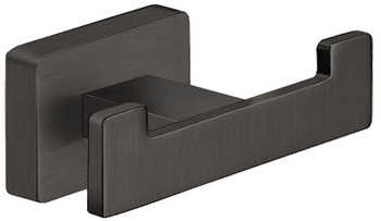 GRETA wieszak podwójny, gun metal